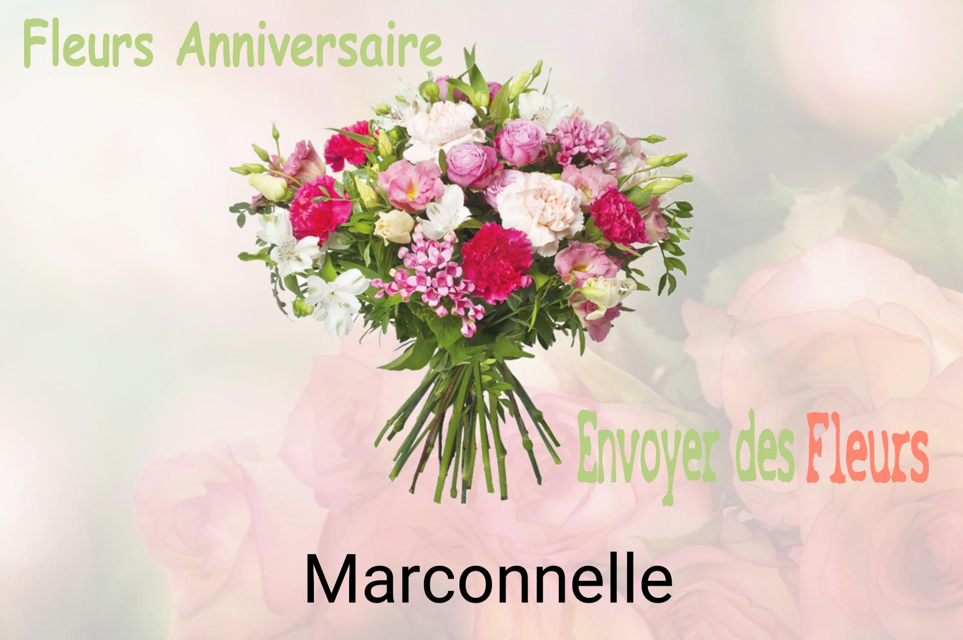 Bouquet de fleurs d’anniversaire livré à Marconnelle